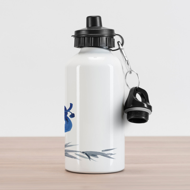 Brushstroke Work of Art Aluminum Water Bottle