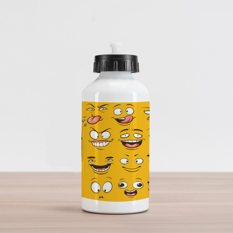 Hot Happy Love Sarcastic Aluminum Water Bottle