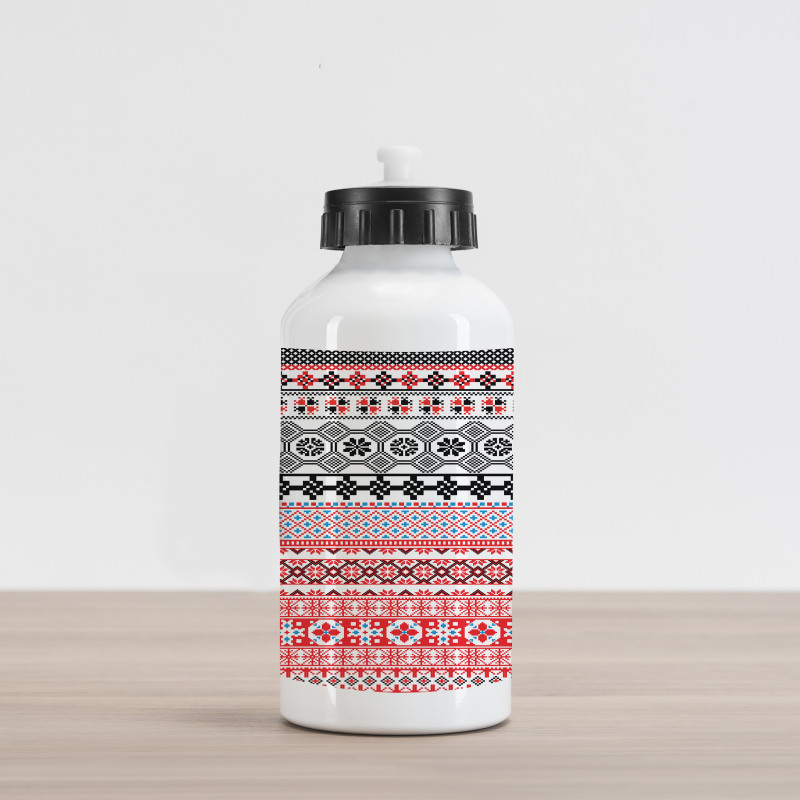 Aztec Pattern Aluminum Water Bottle