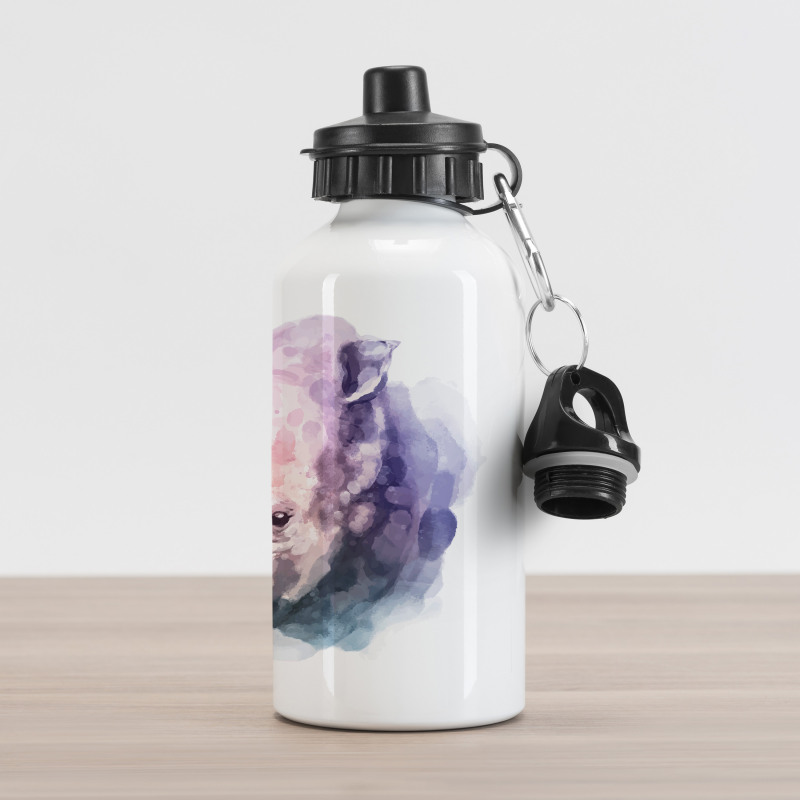 Safari Animal Rhino Aluminum Water Bottle