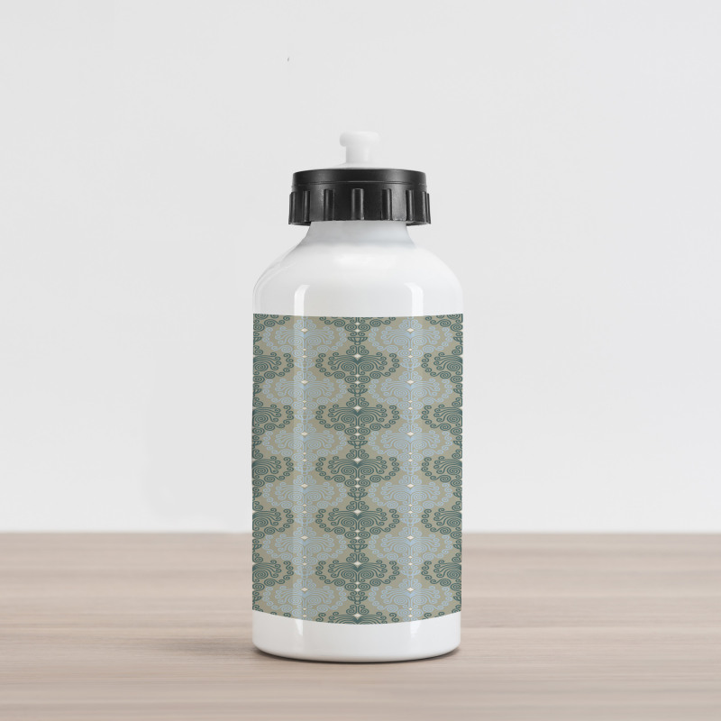 Abstract Art Floral Aluminum Water Bottle