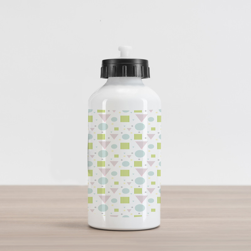Geometric Aluminum Water Bottle