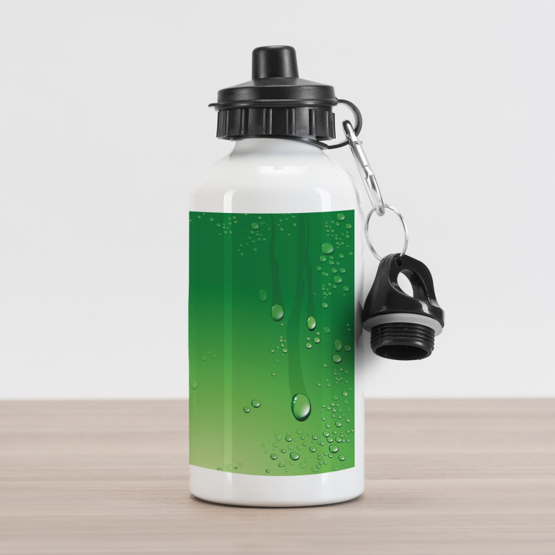 Abstract Art Water Drops Aluminum Water Bottle