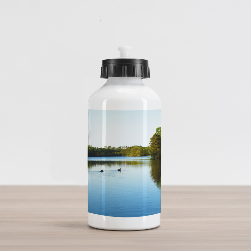 Small Town in Italy Aluminum Water Bottle