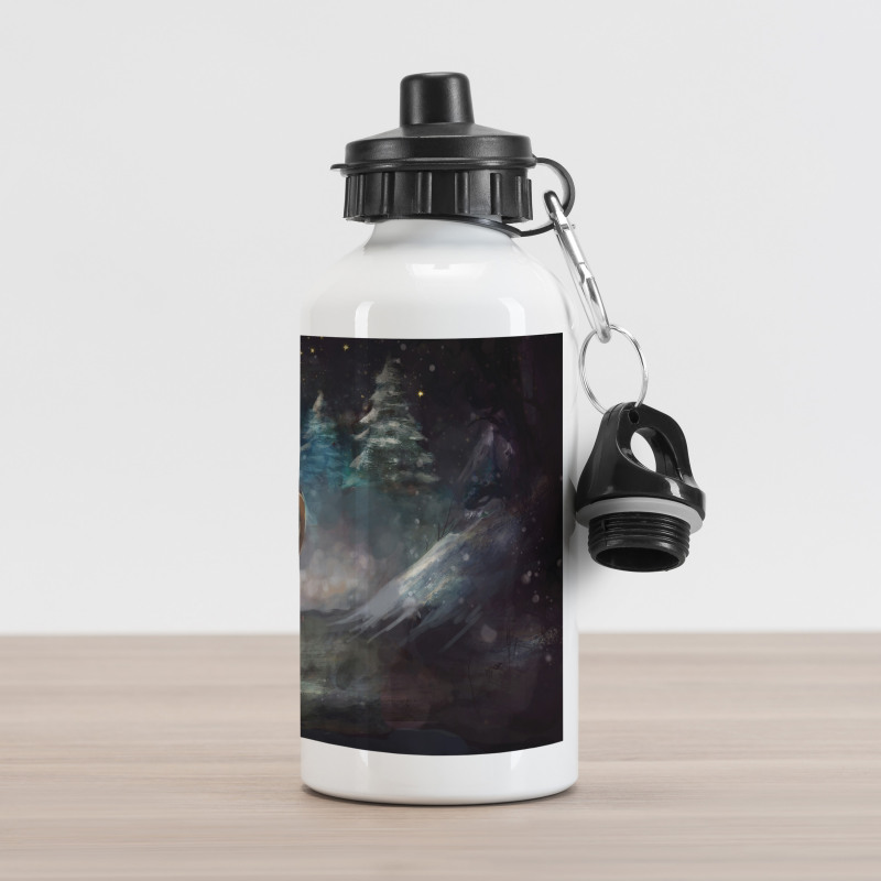 Medieval Dwarf Knight Aluminum Water Bottle