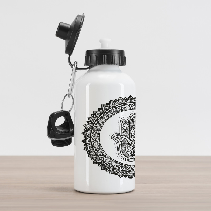 Traditional Art Style Aluminum Water Bottle