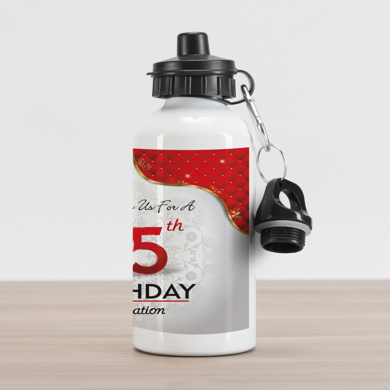 Royal Birthday Party Aluminum Water Bottle