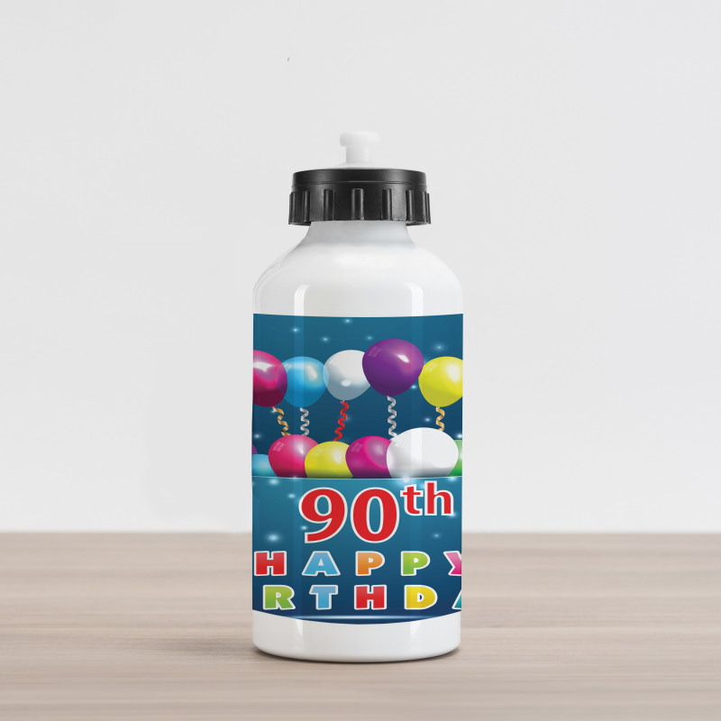 Joyous Balloons Aluminum Water Bottle