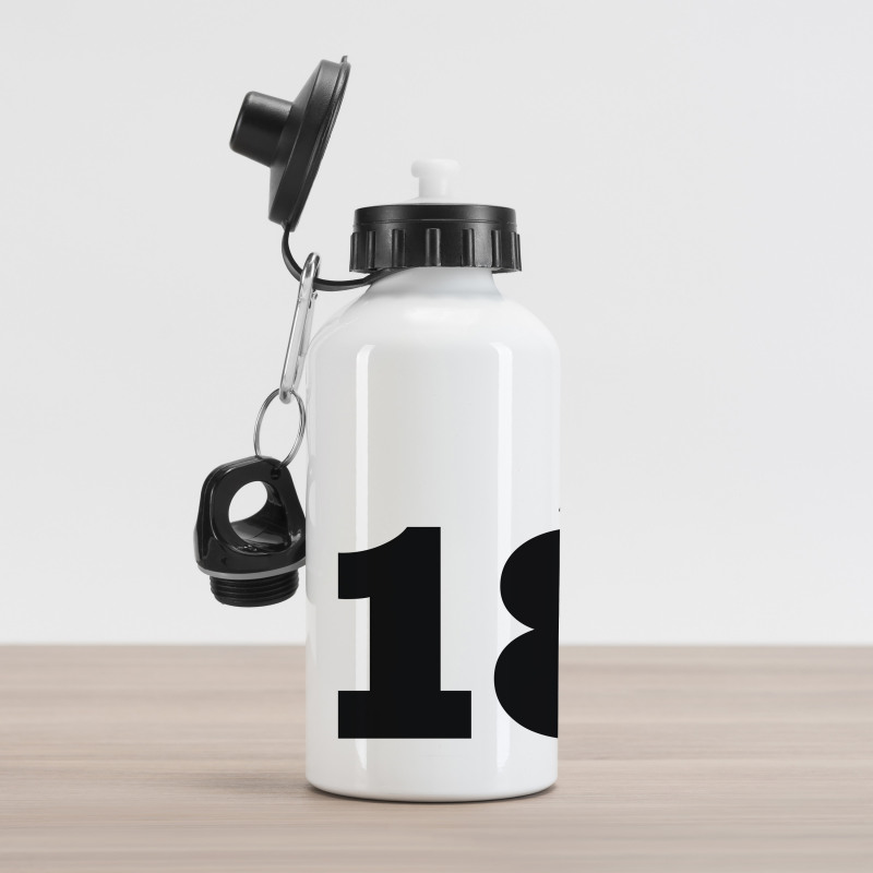 Jersey Seem Bold 18 Aluminum Water Bottle