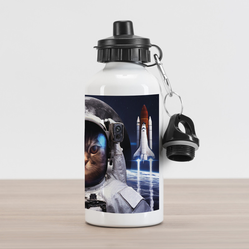 Space Traveller Pet Aluminum Water Bottle