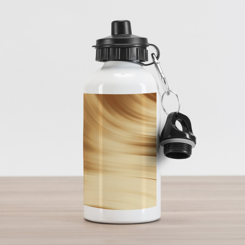 Curved Wave Like Aluminum Water Bottle