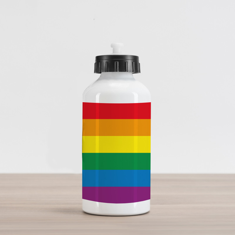 Gay Parade Flag Freedom Aluminum Water Bottle