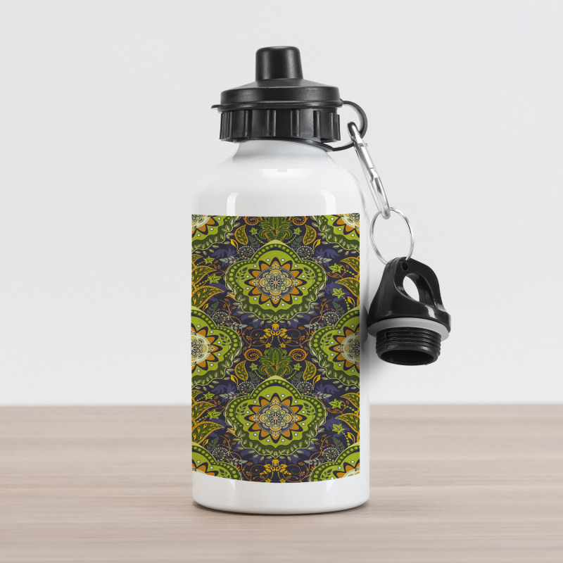 Tropical Motifs Aluminum Water Bottle