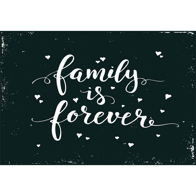 Family Forever Aluminum Water Bottle