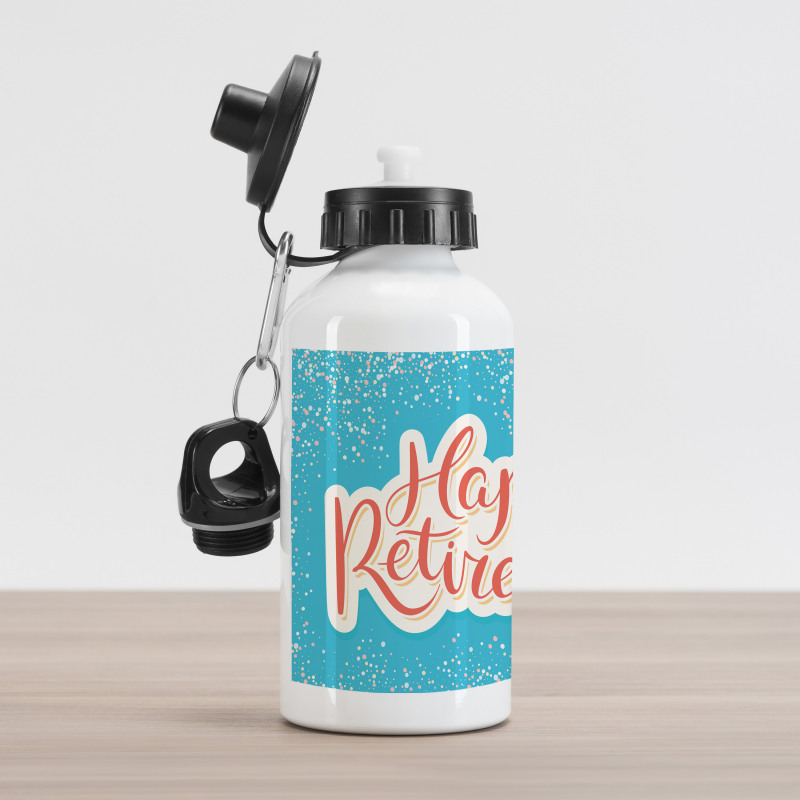 Happy Retirement Aluminum Water Bottle