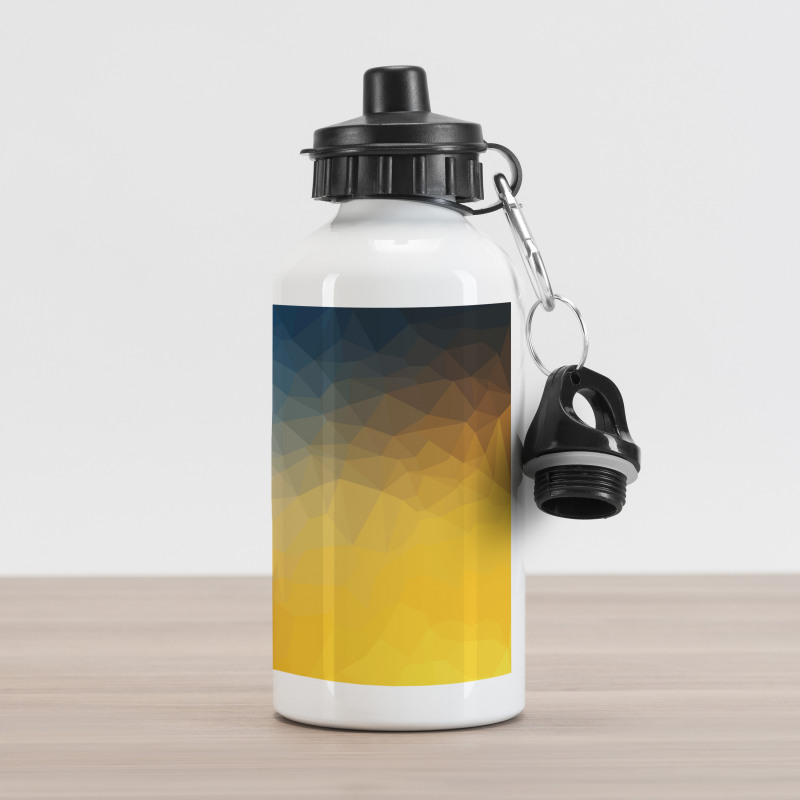 Polygon Fractal Aluminum Water Bottle