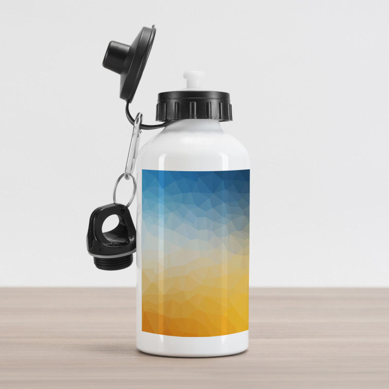 Polygon Fractal Aluminum Water Bottle