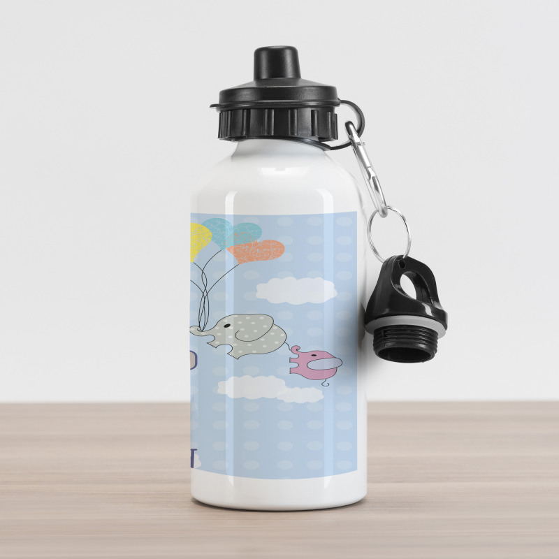 Elephant in the Sky Aluminum Water Bottle