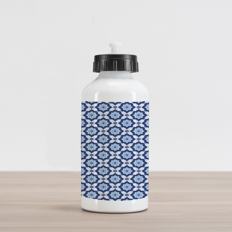 Floral Detail Aluminum Water Bottle