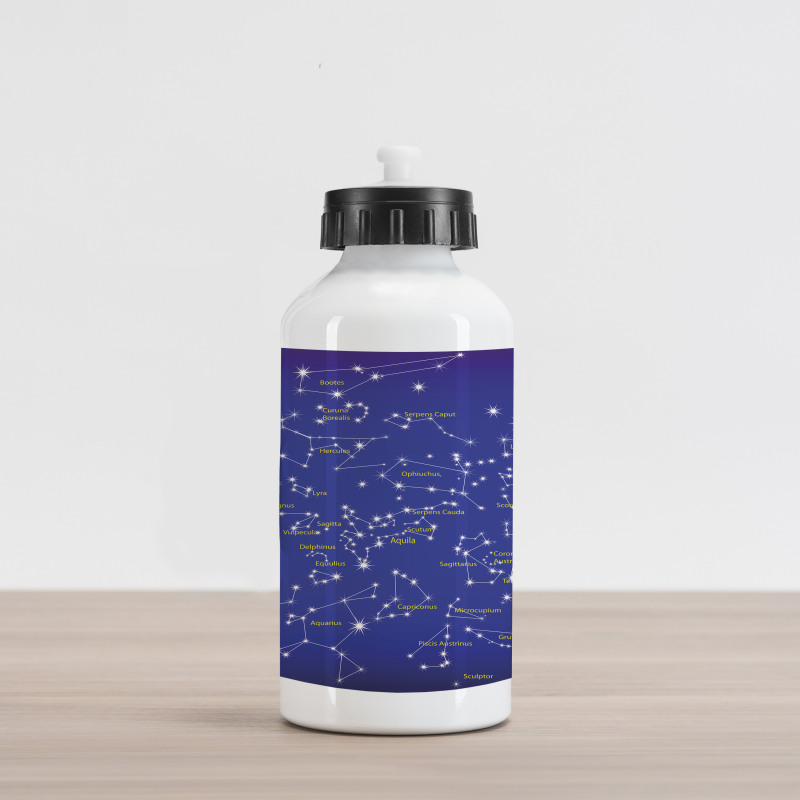Names of Stars Aluminum Water Bottle
