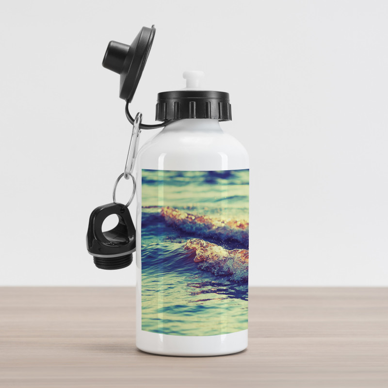 Calm Sea Theme Pastoral Aluminum Water Bottle