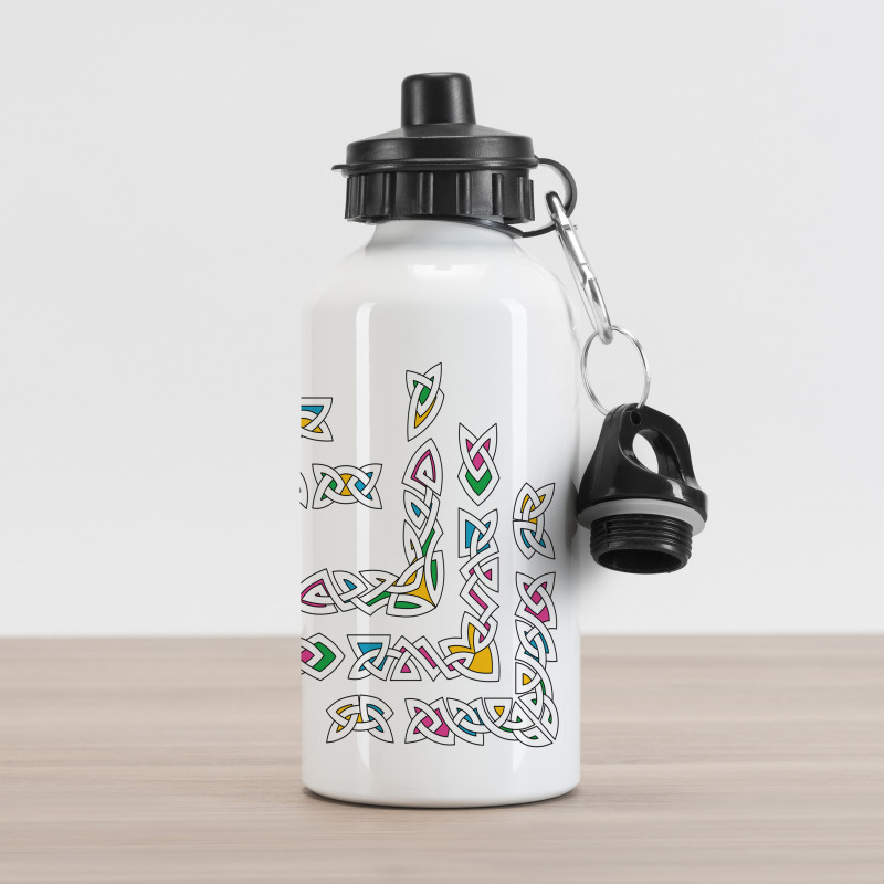 Gaelic Ornament Patterns Aluminum Water Bottle