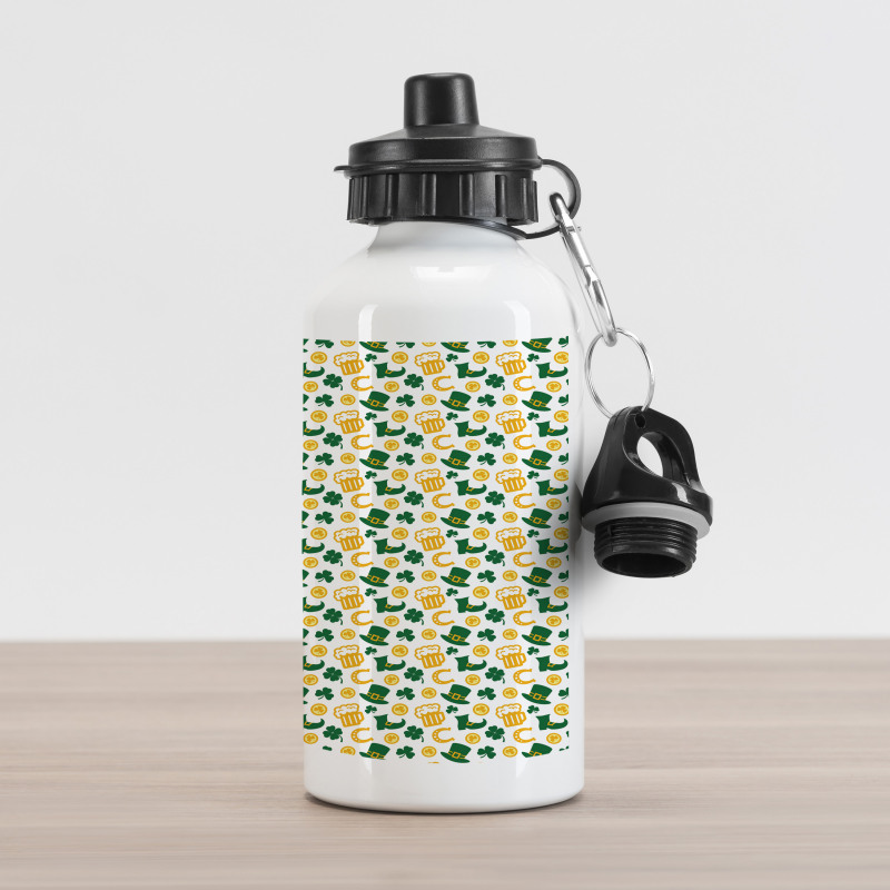 Happy St. Patrick's Day Aluminum Water Bottle