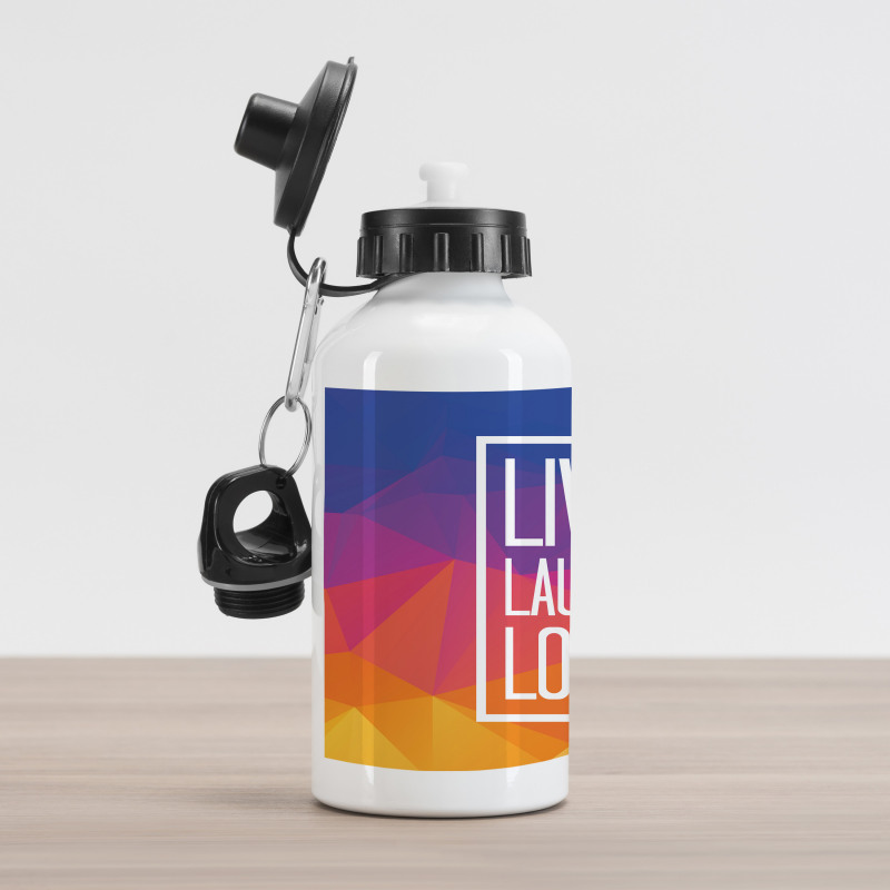 Famous Slogan Aluminum Water Bottle