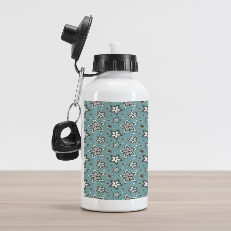 Botany Motif Bouquet Aluminum Water Bottle