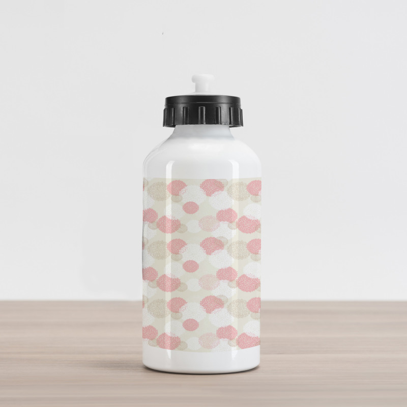 Soft Spring Floral Motif Aluminum Water Bottle