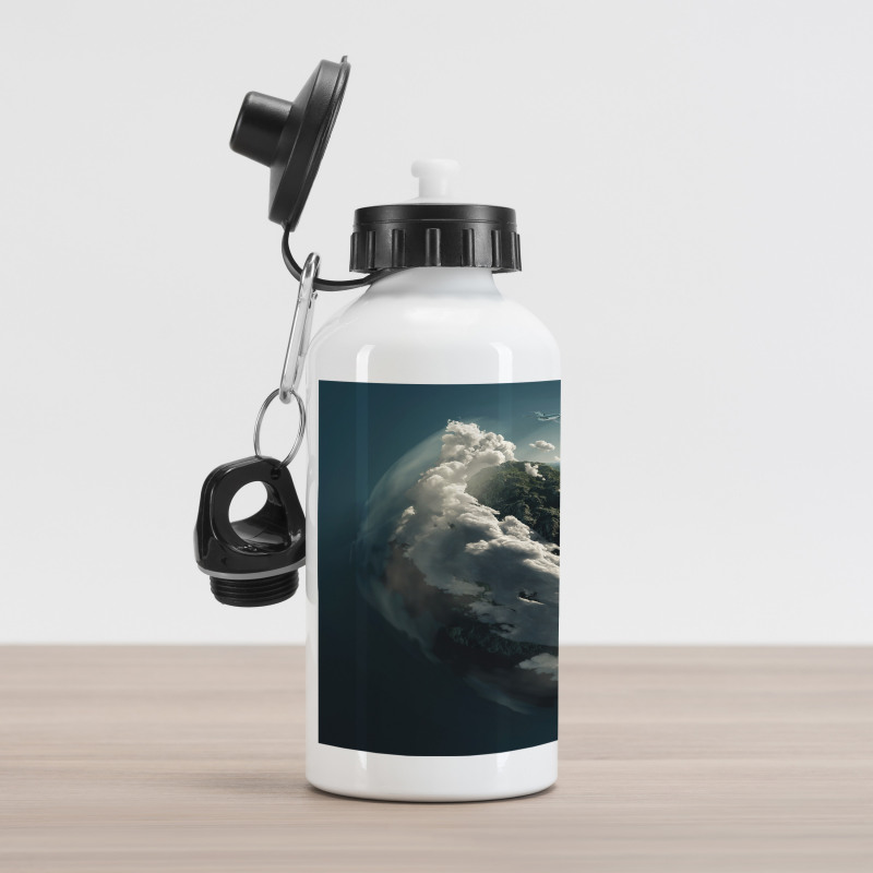 Planet Majestic Clouds Aluminum Water Bottle