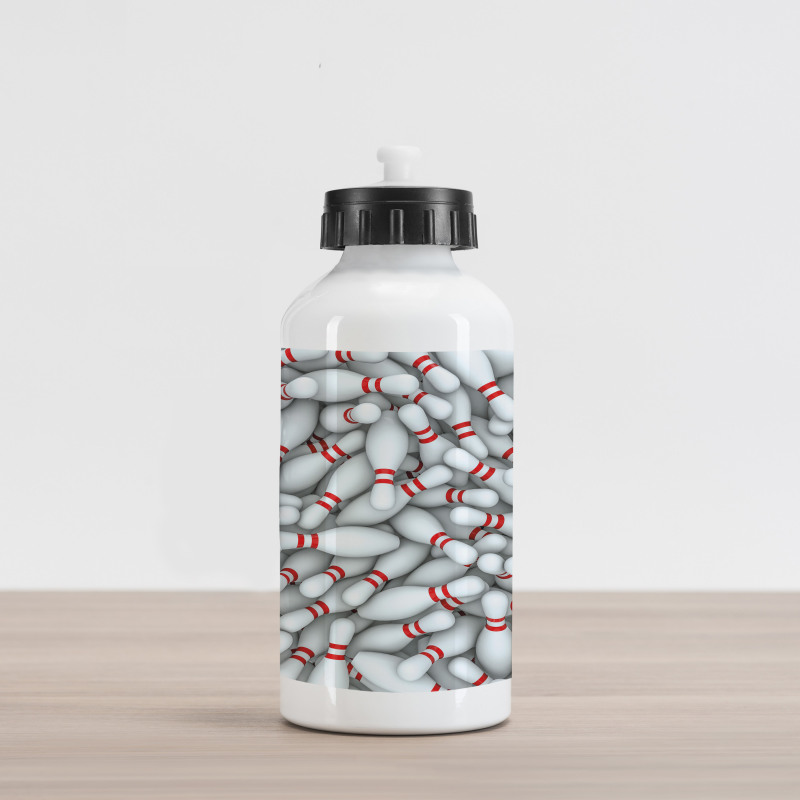 Vivid Pins Pile Aluminum Water Bottle