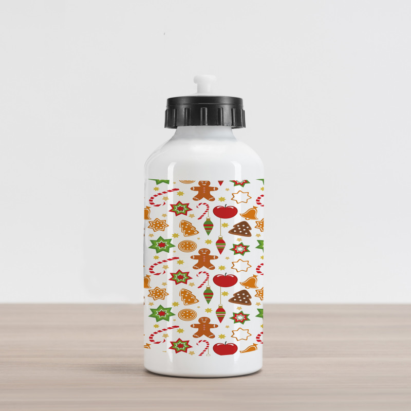 Christmas Graphic Aluminum Water Bottle