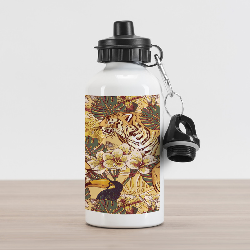 Tropical Bengal Toucan Aluminum Water Bottle