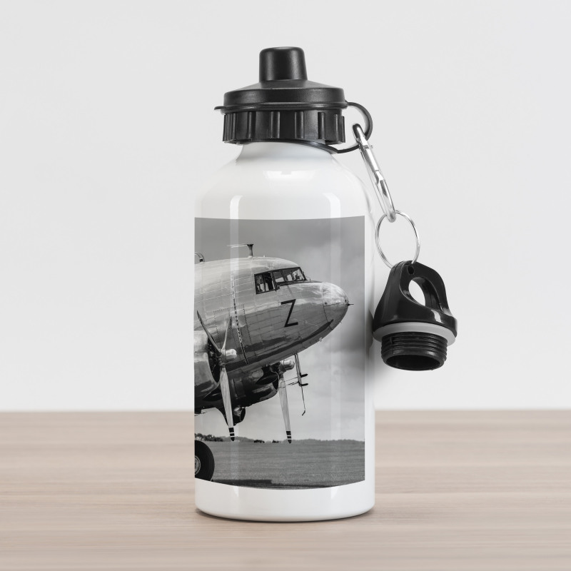 Old Airliner Aluminum Water Bottle