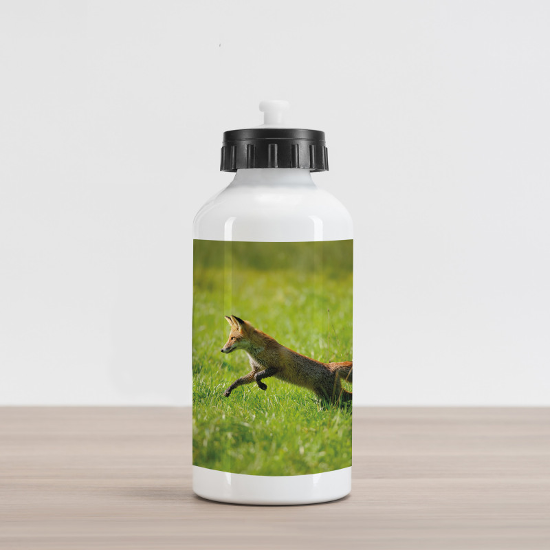 Jumping Animal Fresh Grass Aluminum Water Bottle