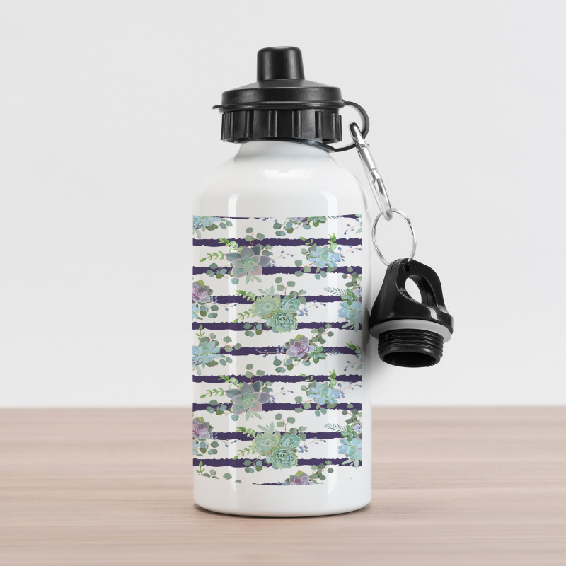 Natural Cactus Pattern Aluminum Water Bottle