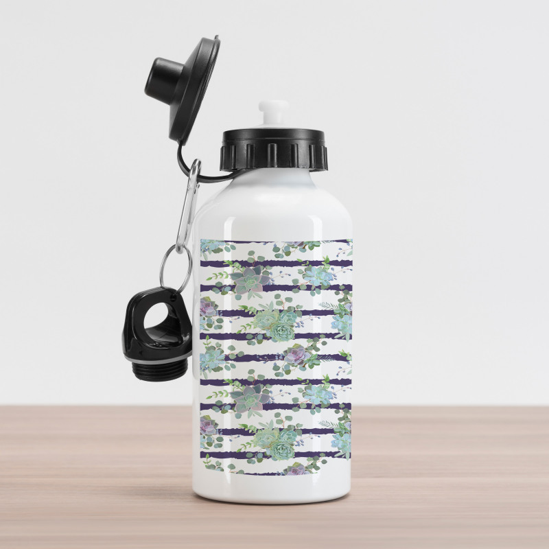 Natural Cactus Pattern Aluminum Water Bottle