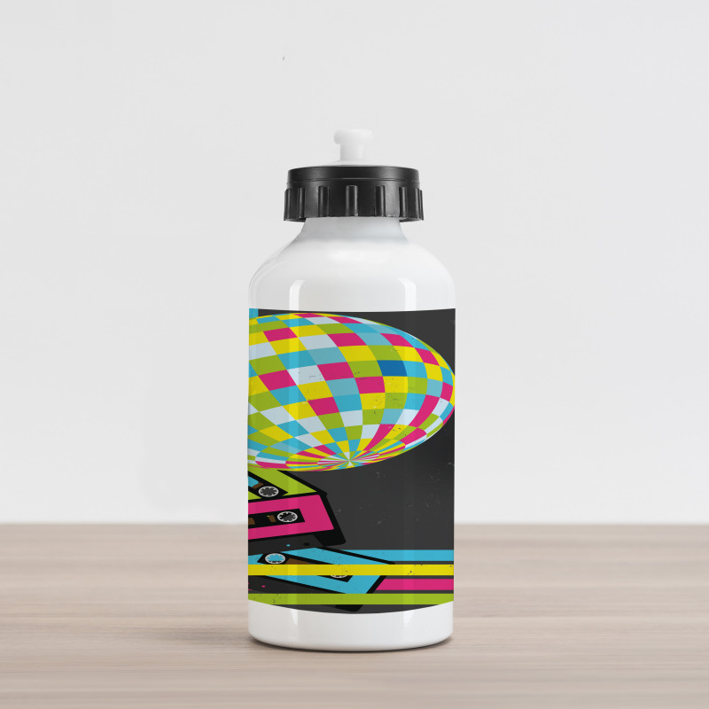 Retro Disco Ball Aluminum Water Bottle