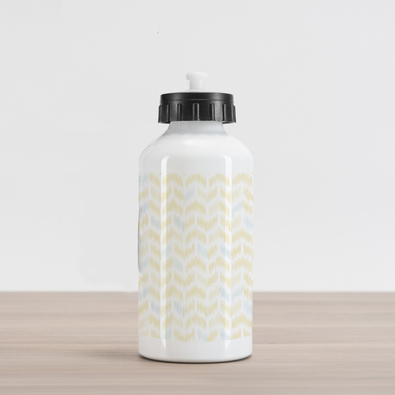 Ikat Style Tile Aluminum Water Bottle