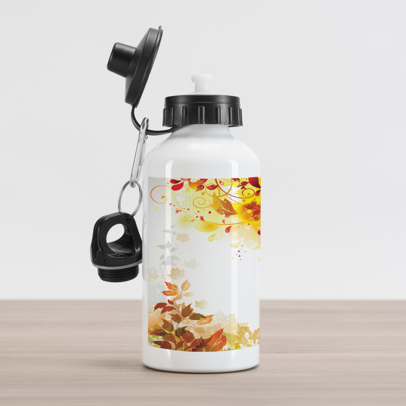 Abstract Fall Season Tree Aluminum Water Bottle