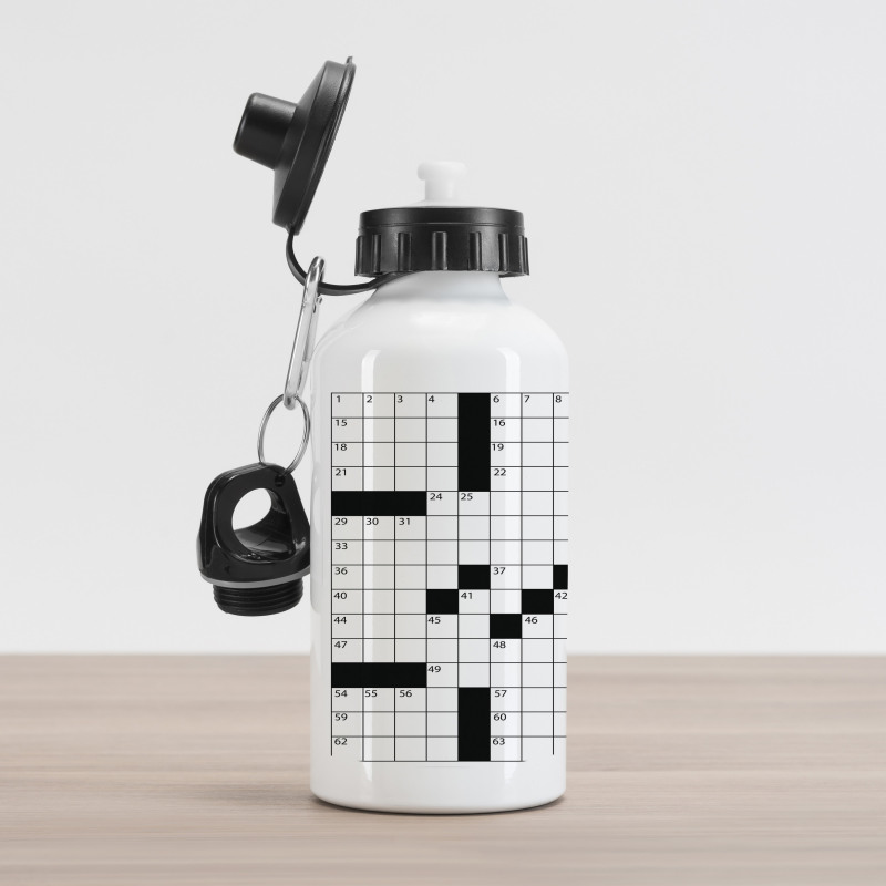 Game Grid Aluminum Water Bottle