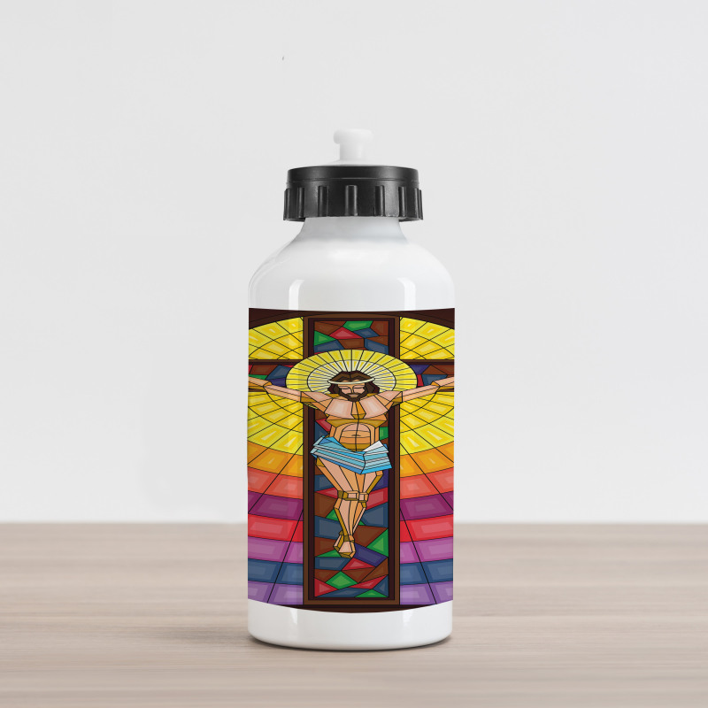 Illustration of a Scene Aluminum Water Bottle