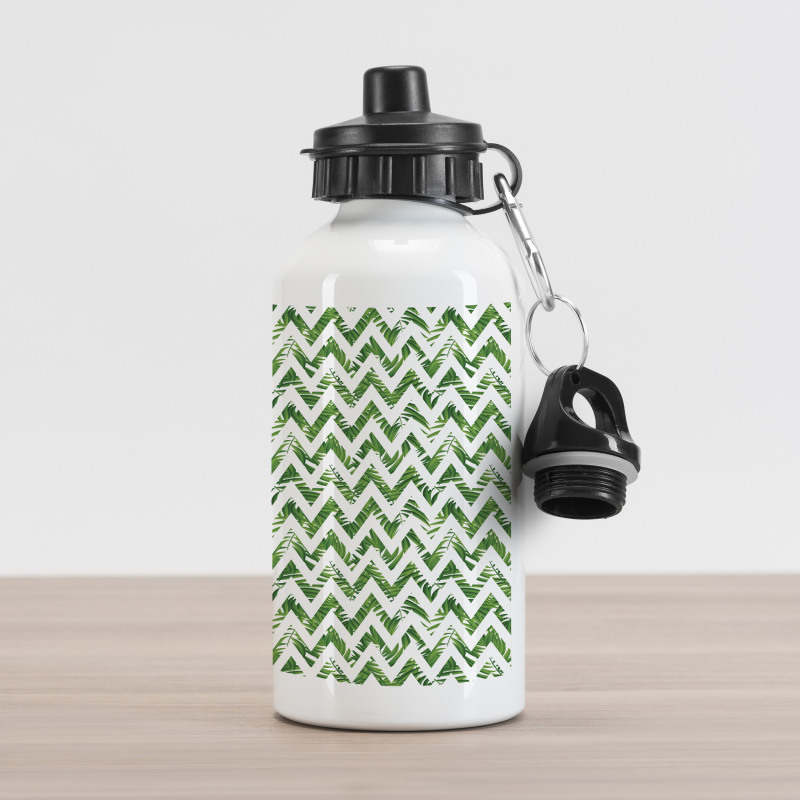 Chevron Motif Aluminum Water Bottle