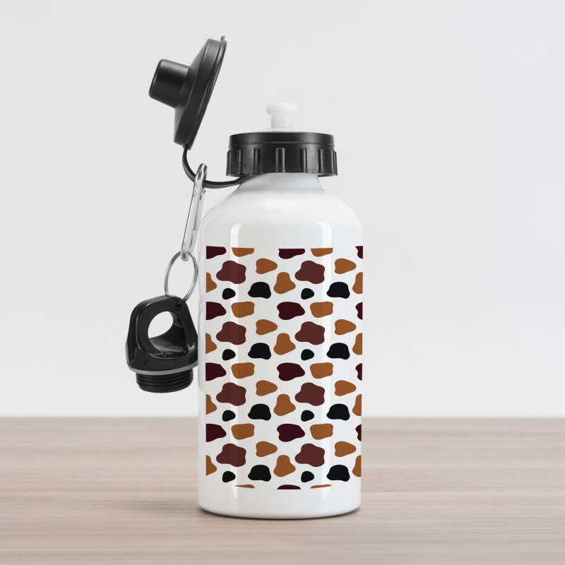 Abstract Cow Hide Aluminum Water Bottle