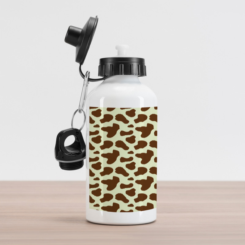 Cattle Skin with Spot Aluminum Water Bottle