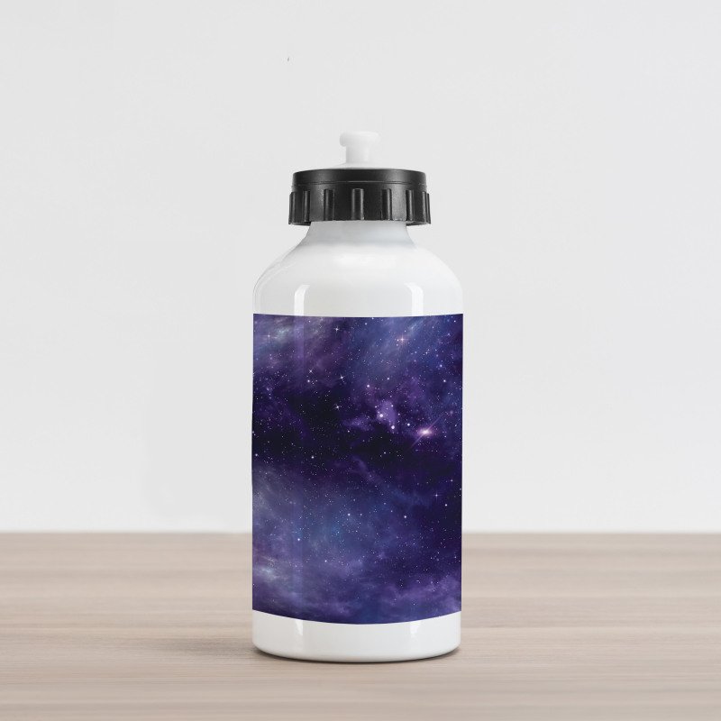 Sky Space Stars Gloomy Aluminum Water Bottle