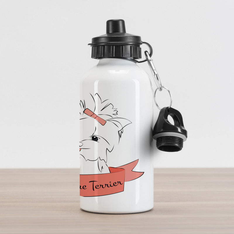 Puppy Hair Buckle Aluminum Water Bottle