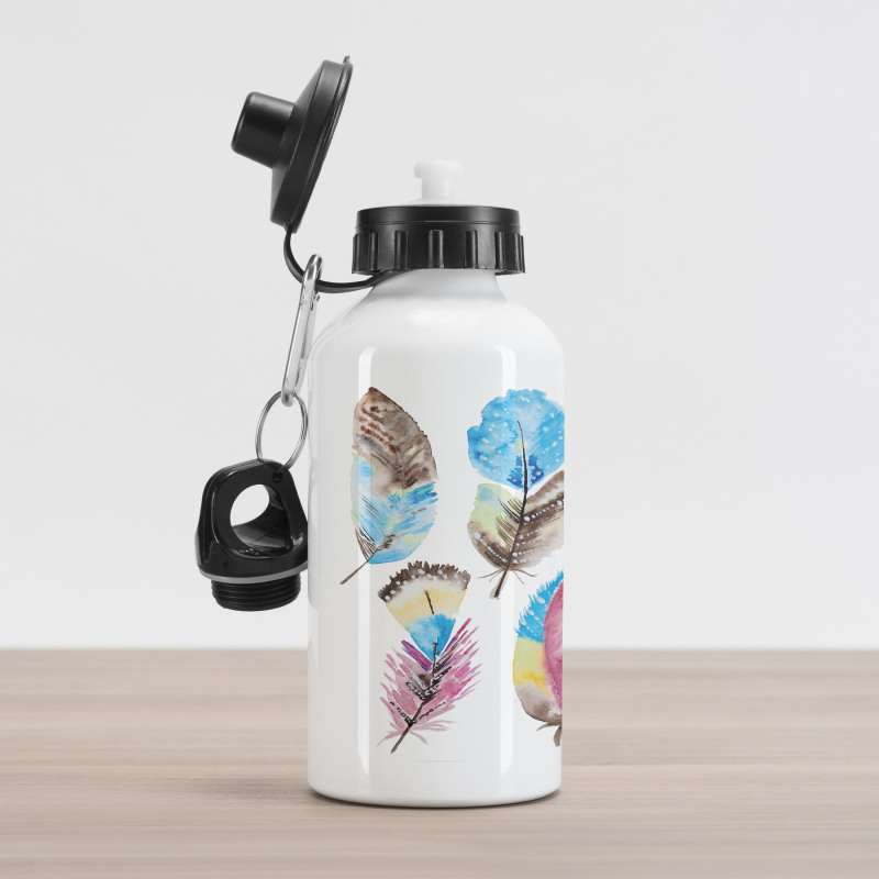 Abstract Boho Artwork Aluminum Water Bottle