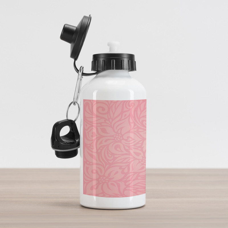 Floral Abstract Artwork Aluminum Water Bottle